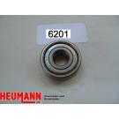 Kugellager 6201 (Z = 1 Seite geschlossen), (2Z = alle Seiten ges