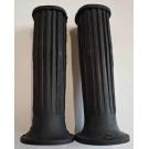 1 Paar Motorrad Griffbezge, Gummigriffe, schwarz