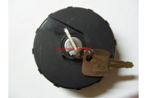 Tankdeckel Oberflche schwarz fr 40 mm Stutzen, abschliebar - 