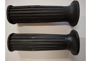 1 Paar Motorrad Griffbezge, Gummigriffe, schwarz