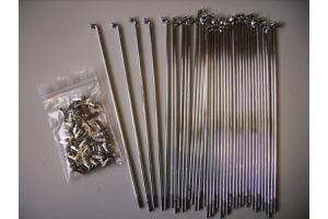 Speichen Hercules Bundeswehr,V+H,Trommelbemse,VA,36St