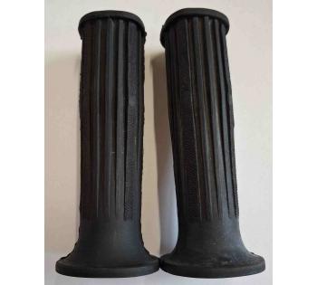 1 Paar Motorrad Griffbezge, Gummigriffe, schwarz
